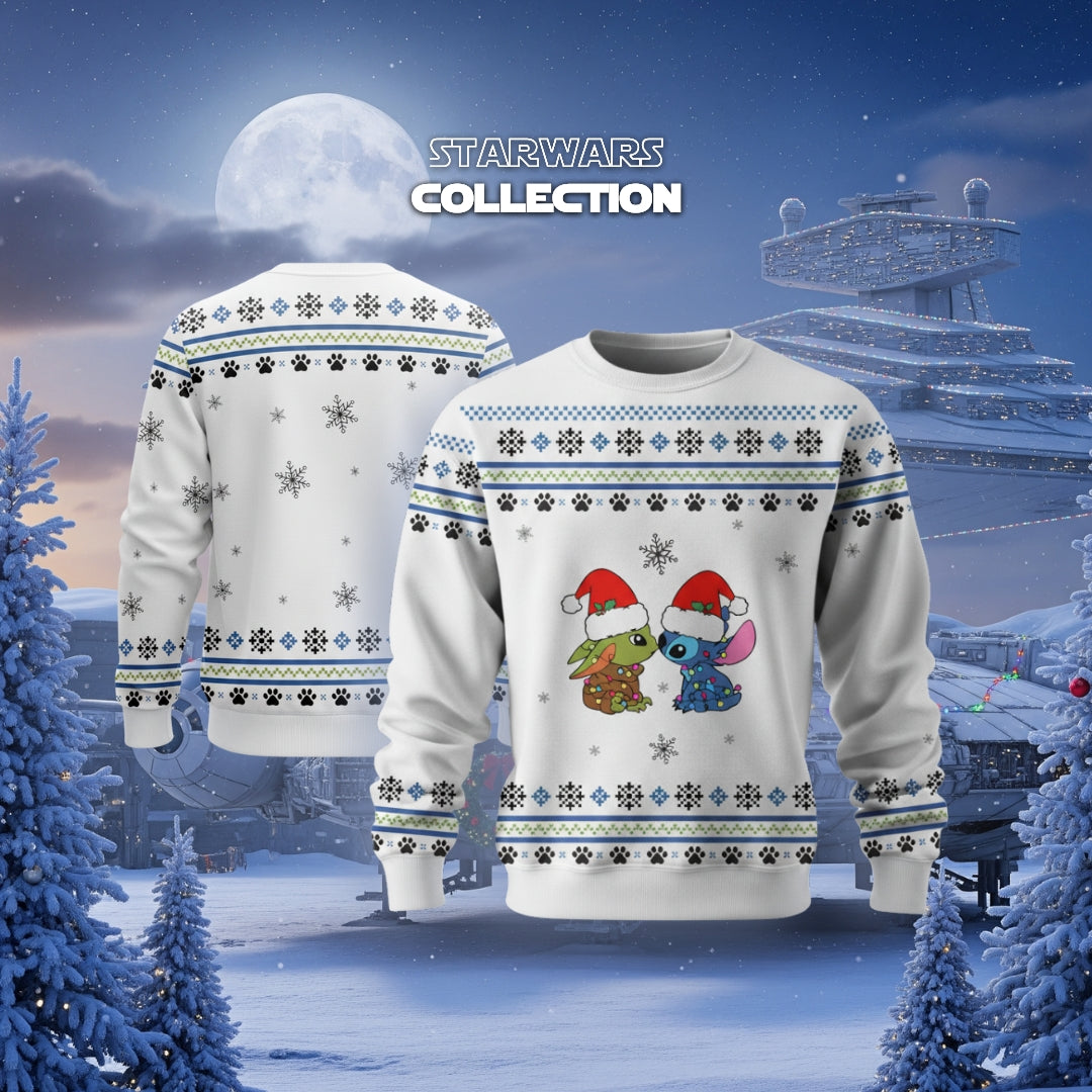 Galactic Duo Christmas Hoodie