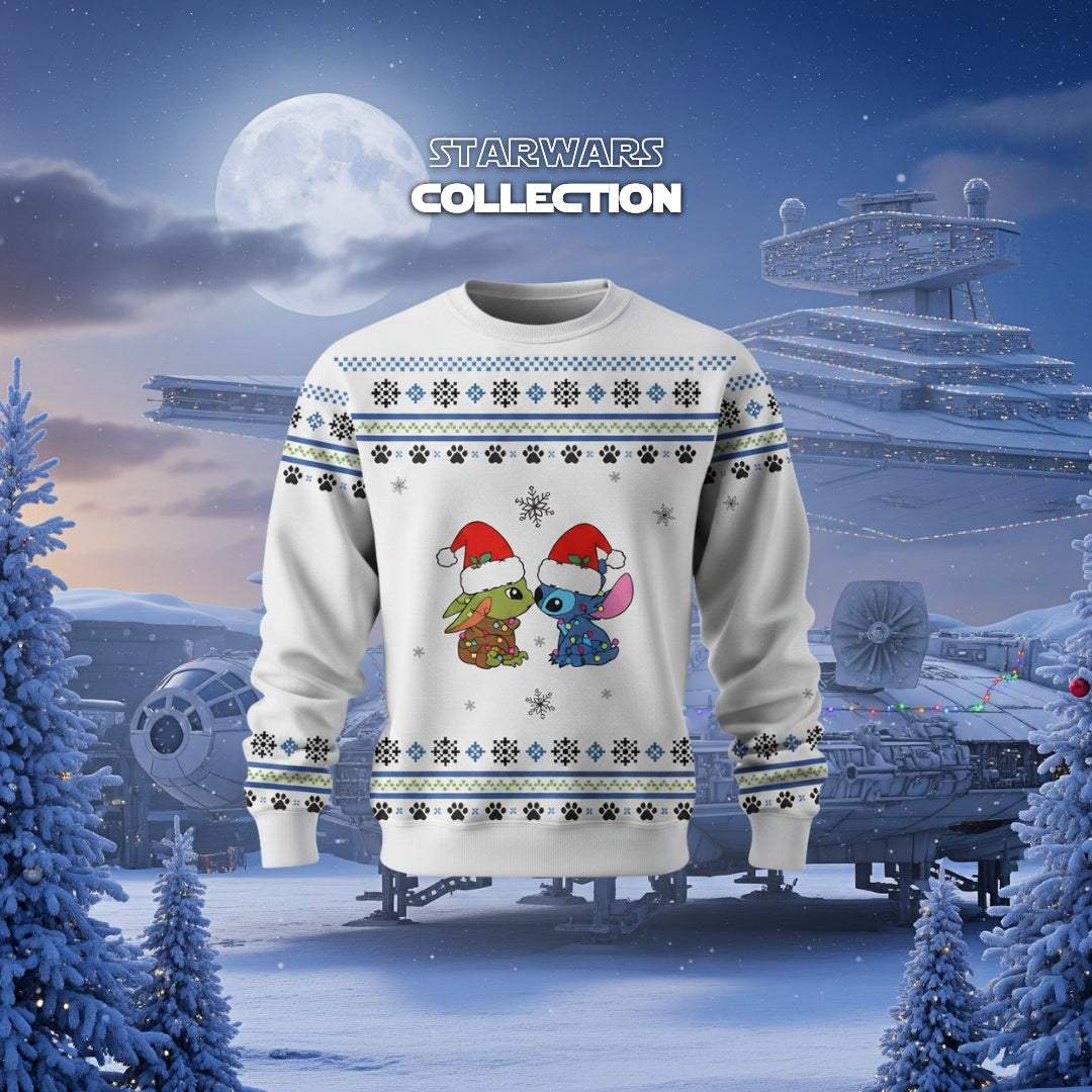 Galactic Duo Christmas Hoodie