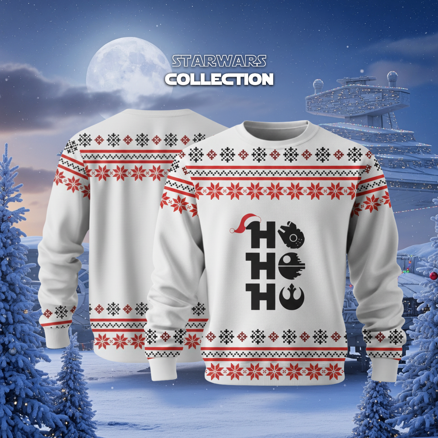 Galactic Ho Ho Ho Sweater