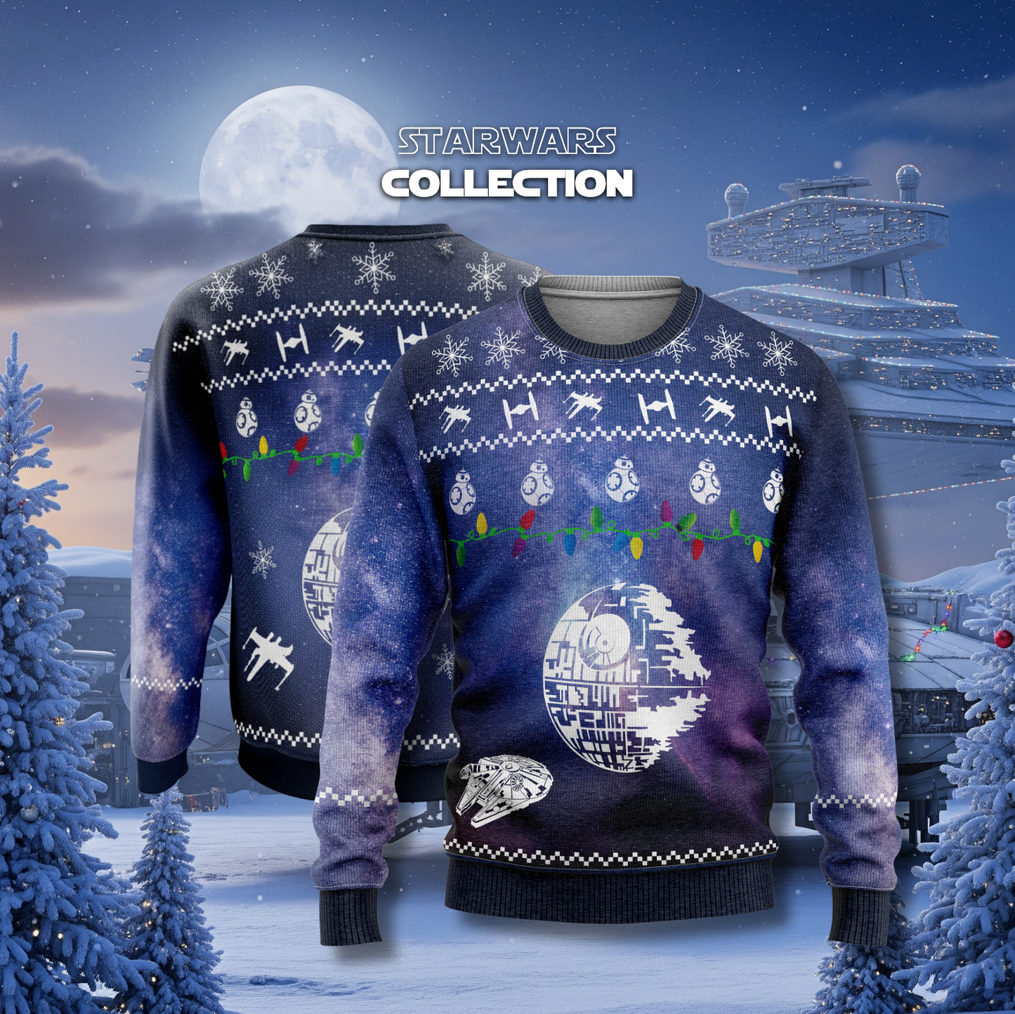 Death Star Christmas Sweater