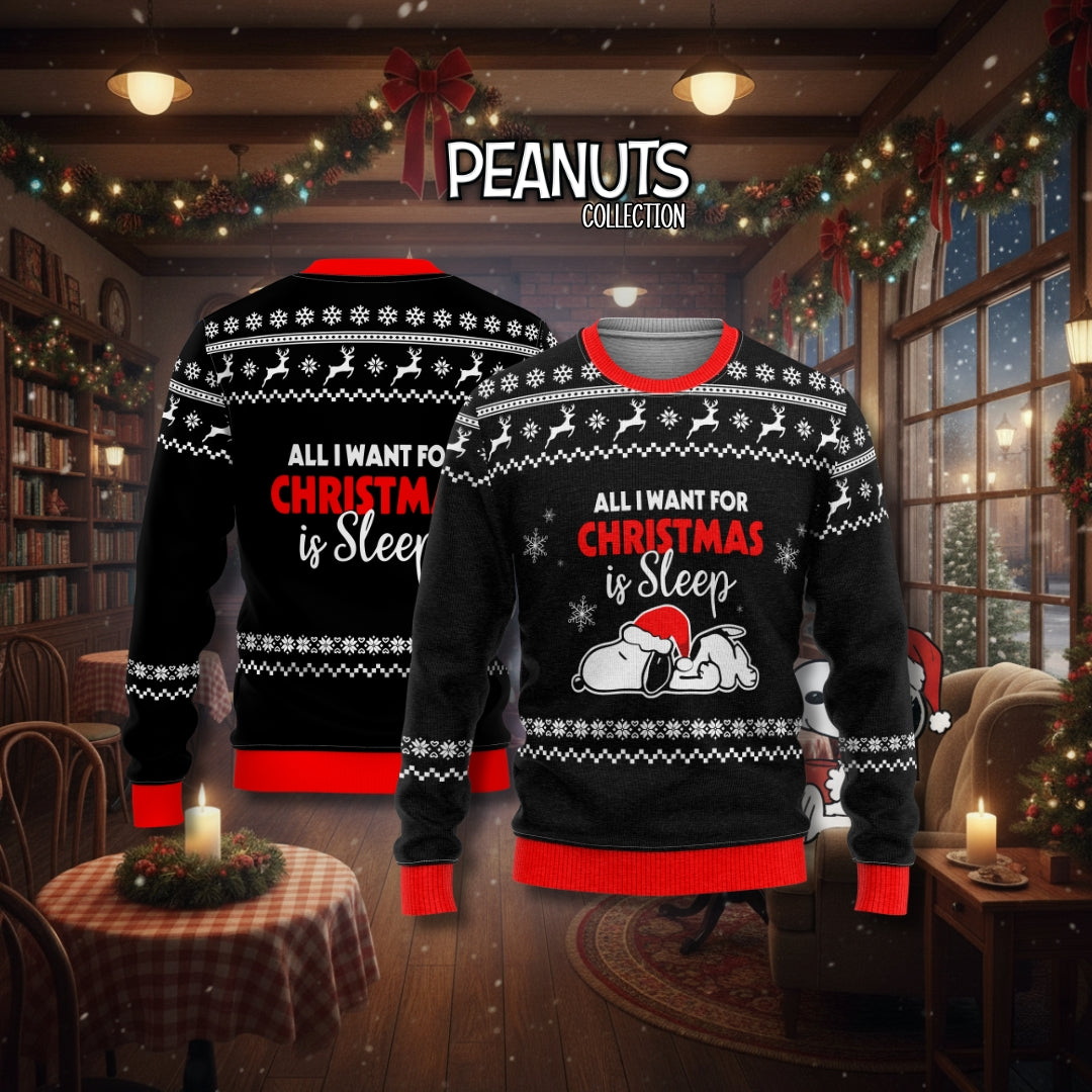Snoopy Christmas Sleep