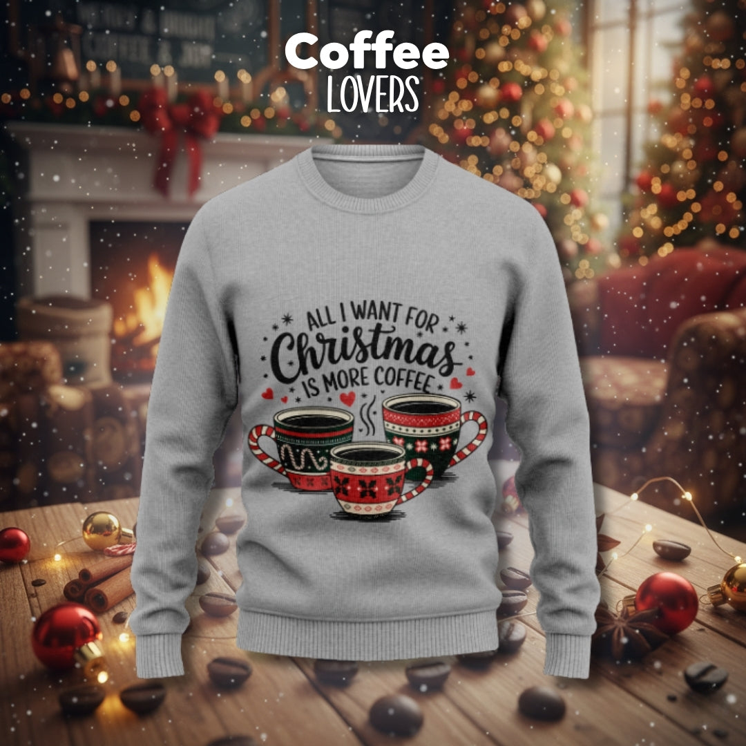 MORE COFFEE CHRISTMAS SWEATER