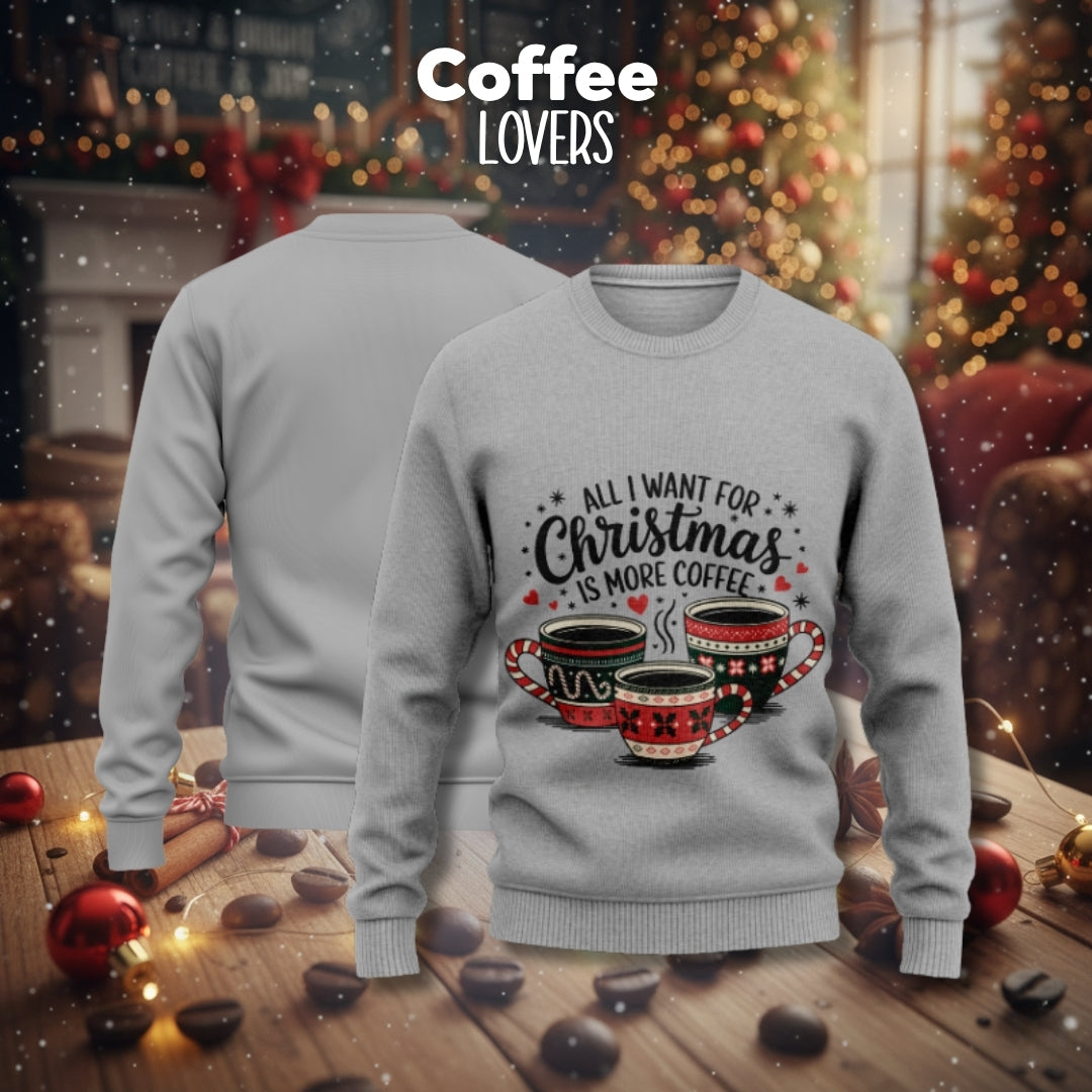 MORE COFFEE CHRISTMAS SWEATER