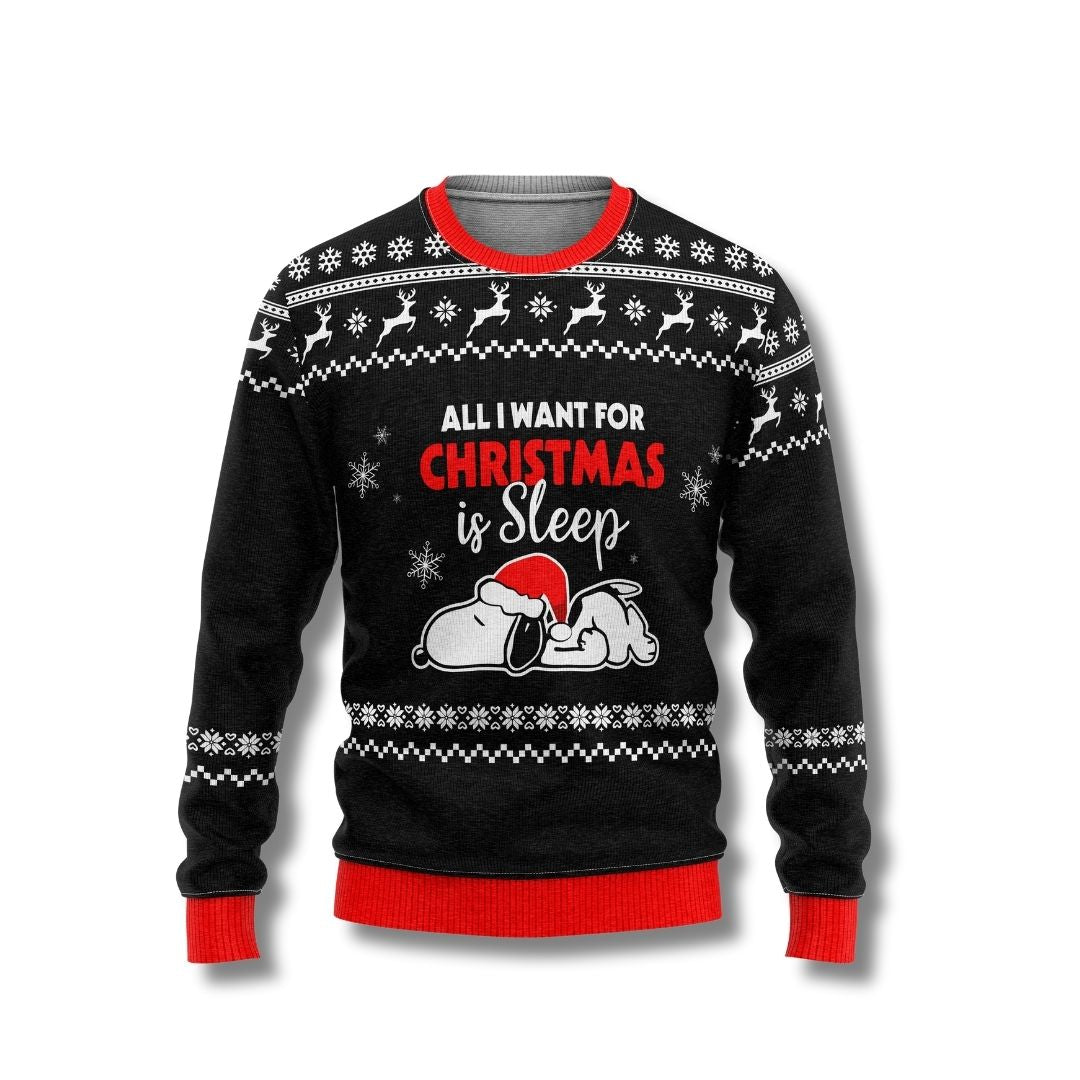 Snoopy Christmas Sleep